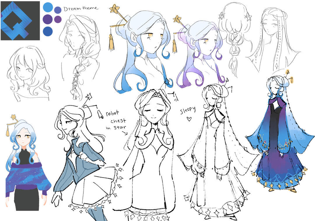 Qing Su Concept Art