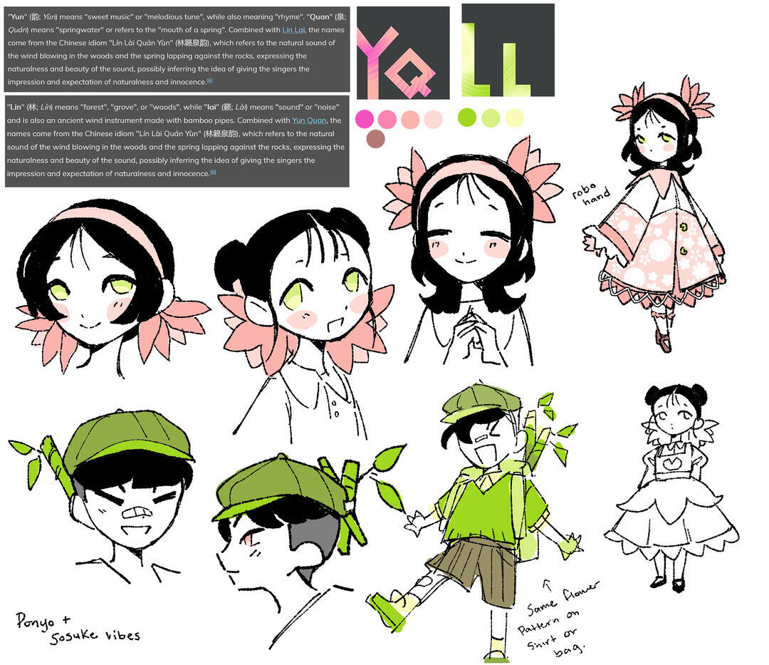 Yun Quan & Lin Lai Concept Art